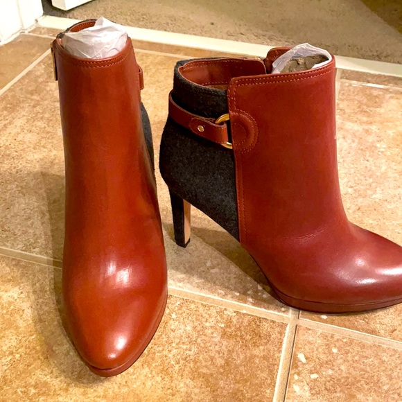 Antonio Melani gray/brown ankle boots - Picture 1 of 4